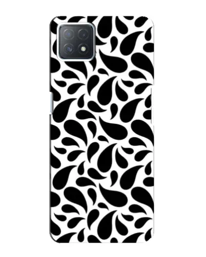 Чехол для OPPO A72 (5G) с картинкой «Контрастные черные капли» Чехол для OPPO A72 (5G) с картинкой «Контрастные черные капли»