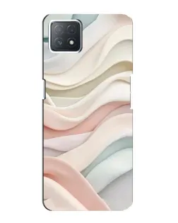 Чехол для OPPO A72 (5G) с картинкой «Пастельные нежные волны»