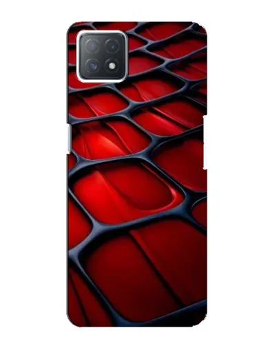 Чехол для OPPO A72 (5G) с картинкой «Красная глянцевая сетка» Чехол для OPPO A72 (5G) с картинкой «Красная глянцевая сетка»