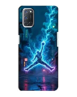 Чехол для OPPO A72 с картинкой «Jordan Gold Jumpman»
