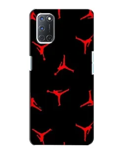 Чехол для OPPO A72 с картинкой «Jordan Red Pattern»