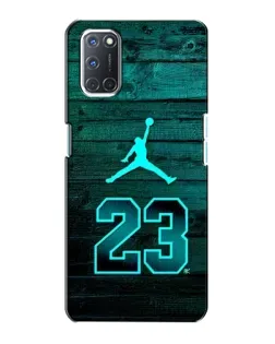 Чехол для OPPO A72 с картинкой «Jordan Cyan 23»