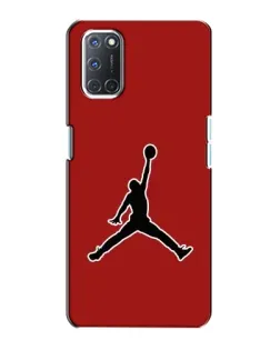 Чехол для OPPO A72 с картинкой «Jordan Red Back»