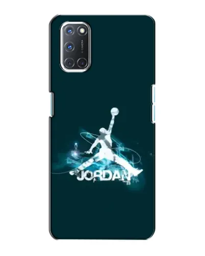 Чехол для OPPO A72 с картинкой «Jordan Blue Fire» Чехол для OPPO A72 с картинкой «Jordan Blue Fire»