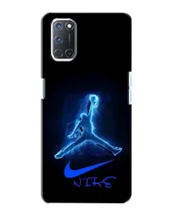 Чехол для OPPO A72 с картинкой «Jordan Neon Blue»