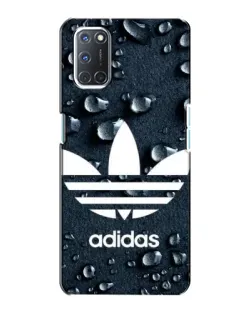 Чехол для OPPO A72 с картинкой «Adidas Trefoil Blue»
