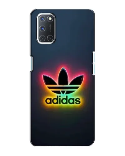 Чехол для OPPO A72 с картинкой «Неоновый Adidas»