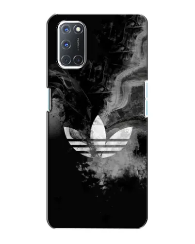 Чехол для OPPO A72 с картинкой «Абстрактный дым Adidas»