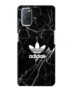 Чехол для OPPO A72 с картинкой «Белый мрамор Adidas»