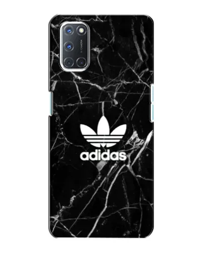 Чехол для OPPO A72 с картинкой «Белый мрамор Adidas»