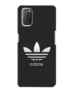 Чехол для OPPO A72 с картинкой «Adidas Карбоновая текстура»