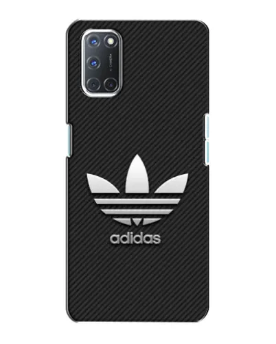 Чехол для OPPO A72 с картинкой «Adidas Карбоновая текстура»