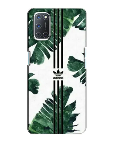 Чехол для OPPO A72 с картинкой «Пальмовые листья адидас»