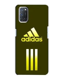 Чехол для OPPO A72 с картинкой «Оливковый градиент Adidas»