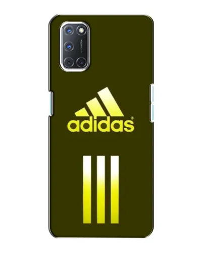 Чехол для OPPO A72 с картинкой «Оливковый градиент Adidas»