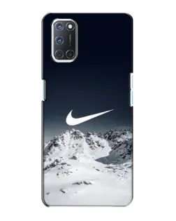 Чехол для OPPO A72 с картинкой «Nike — зимние горы»