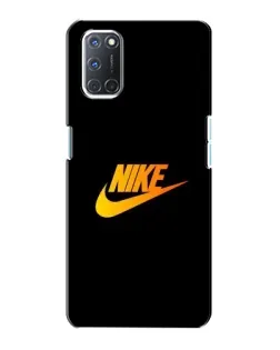 Чехол для OPPO A72 с картинкой «Золотой логотип Nike»