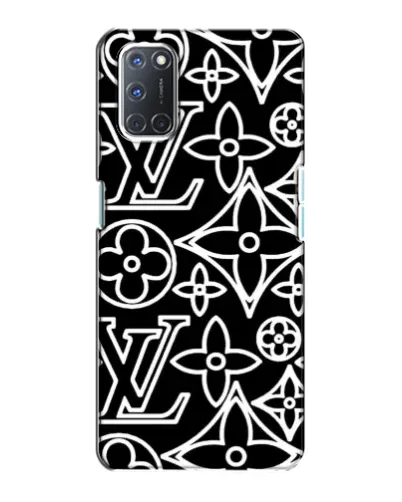 Чехол для OPPO A72 с картинкой «Черно-белый узор LV» Чехол для OPPO A72 с картинкой «Черно-белый узор LV»