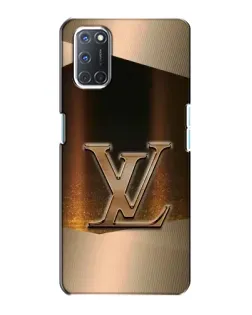 Чехол для OPPO A72 с картинкой «LV — золотое сияние»