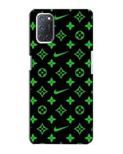 Чехол для OPPO A72 с картинкой «Неоновый принт LV»