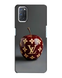 Чехол для OPPO A72 с картинкой «Красное яблоко LV»