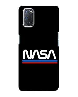 Чехол для OPPO A72 с картинкой «NASA — классика Red Blue»