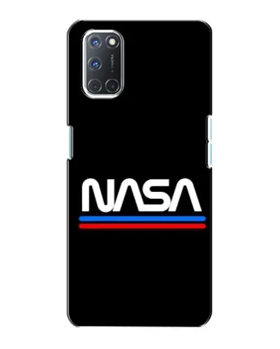 Чехол для OPPO A72 с картинкой «NASA — классика Red Blue» Чехол для OPPO A72 с картинкой «NASA — классика Red Blue»