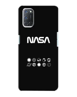 Чехол для OPPO A72 с картинкой «NASA — технический принт»