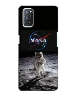 Чехол для OPPO A72 с картинкой «Астронавт на Луне»