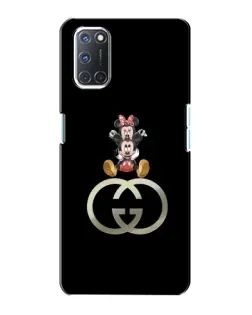 Чехол для OPPO A72 с картинкой «Минни Маус на лого»