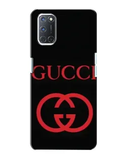 Чехол для OPPO A72 с картинкой «Gucci — красный логотип»