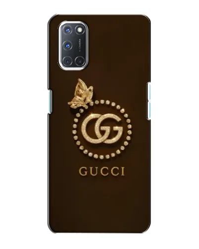 Чехол для OPPO A72 с картинкой «Gucci — золотая бабочка»
