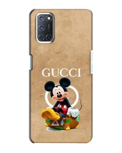 Чехол для OPPO A72 с картинкой «Микки Маус Gucci — крафт»