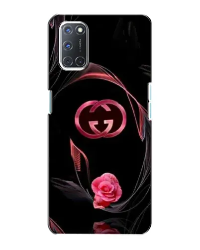 Чехол для OPPO A72 с картинкой «Gucci — неоновая роза»
