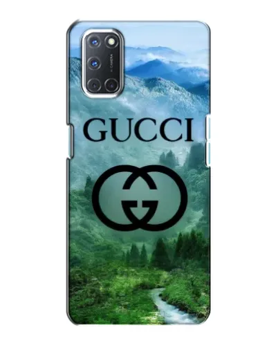 Чехол для OPPO A72 с картинкой «Gucci — горный пейзаж»