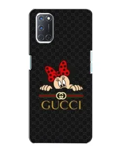Чехол для OPPO A72 с картинкой «Минни Маус Gucci — черный»