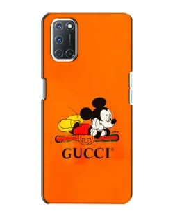 Чехол для OPPO A72 с картинкой «Микки Маус Gucci — оранж»