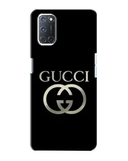 Чехол для OPPO A72 с картинкой «Gucci — золото на черном»