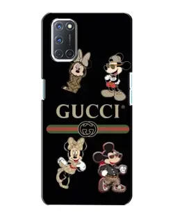 Чехол для OPPO A72 с картинкой «Gucci — герои Disney и монограмма»