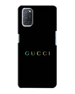 Чехол для OPPO A72 с картинкой «Gucci — неоновый минимализм»