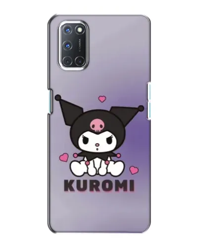 Чехол для OPPO A72 с картинкой «Kuromi — фиолетовый арт»