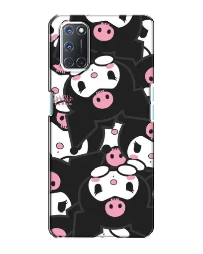 Чехол для OPPO A72 с картинкой «Паттерн голов Куроми»
