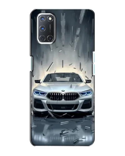 Чехол для OPPO A72 с картинкой «BMW в свете фар»