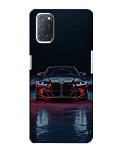 Чехол для OPPO A72 с картинкой «BMW на мокрой дороге»