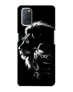 Чехол для OPPO A72 с картинкой «BMW и лев»