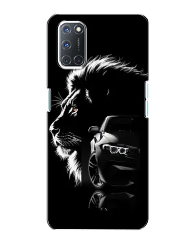 Чехол для OPPO A72 с картинкой «BMW и лев»
