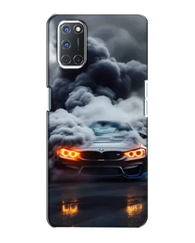 Чехол для OPPO A72 с картинкой «BMW в дыму»