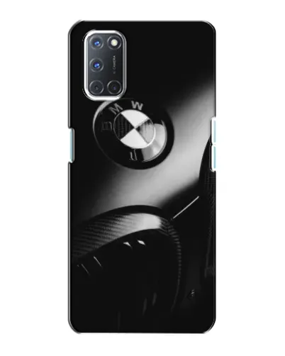 Чехол для OPPO A72 с картинкой «Эмблема BMW — макро»