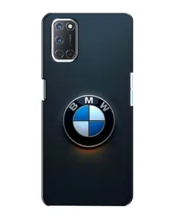 Чехол для OPPO A72 с картинкой «Логотип BMW — минимализм»