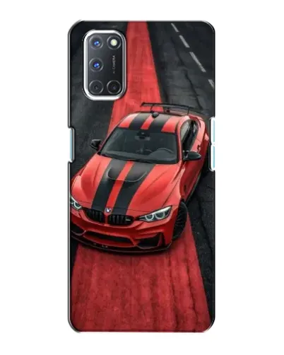 Чехол для OPPO A72 с картинкой «BMW на красной дорожке»